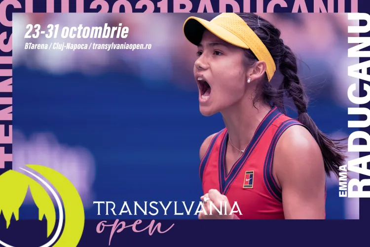 Jucătoare de top pe tabloul principal al Transylvania Open WTA 250. Emma Răducanu vine la Cluj