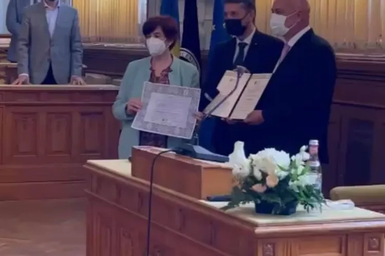 Daniel Metz a primit titlul de Profesor Honoris Causa al UBB Cluj - FOTO
