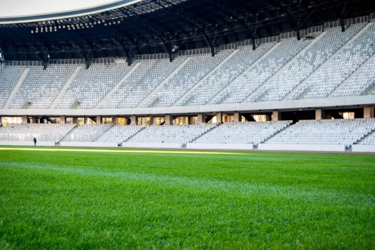 Tișe: Pista de pe Cluj Arena va fi refăcută integral, după ce gazonul a fost reparat - FOTO
