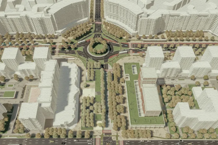 Plan de reamenajare a Pieței Mărăști: Vor apărea parkinguri subterane și supraterane - FOTO