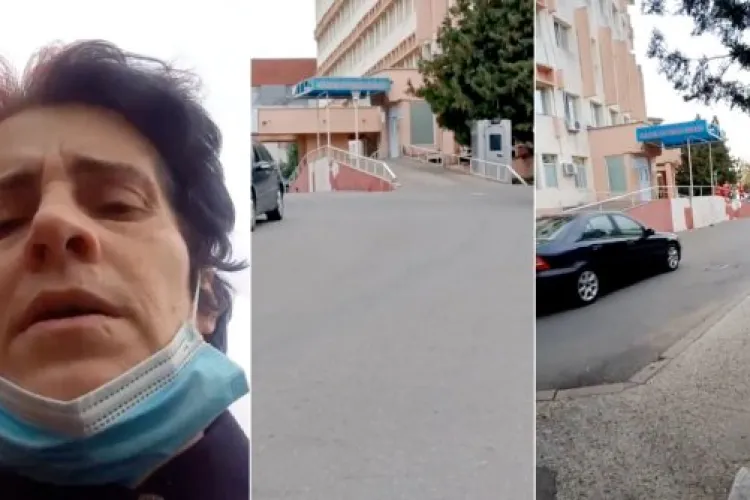 Femeia care a spus că spitalul este gol într-un live pe Facebook este cercetată penal