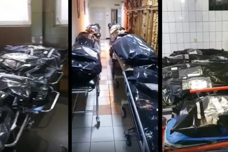 VIDEO - La un spital COVID s-au suplimentat saci pentru cadavre. Morga e plină