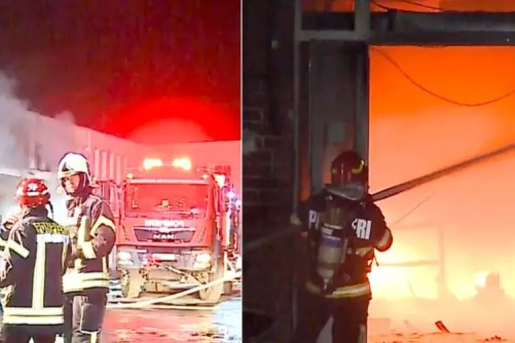 Centrul Comercial Transilvania din Târgu Mureș distrus complet după incendiul de marți seară