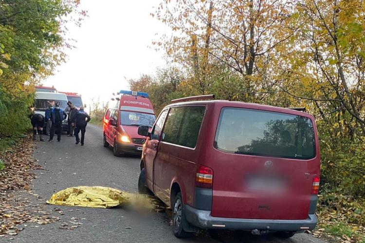 Scuterist accidentat mortal la Cluj, pe Drumul Comunal 134, în Bicălatu (Huedin). A fost trimis și elicopterul SMURD - FOTO