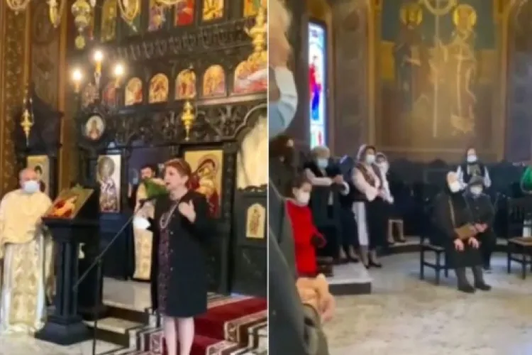 Un preot a chemat un medic la slujbă pentru a le vorbi oamenilor despre vaccinare