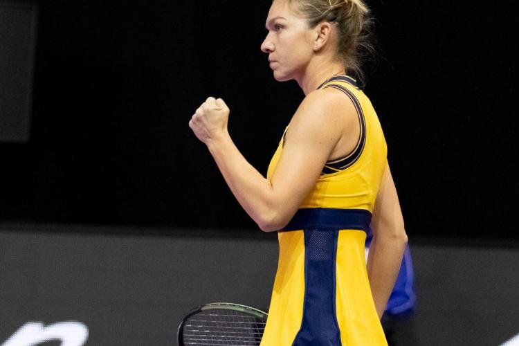 Halep a învins-o pe Jaqueline Cristian și e în semifinală la Transylvania Open - VIDEO