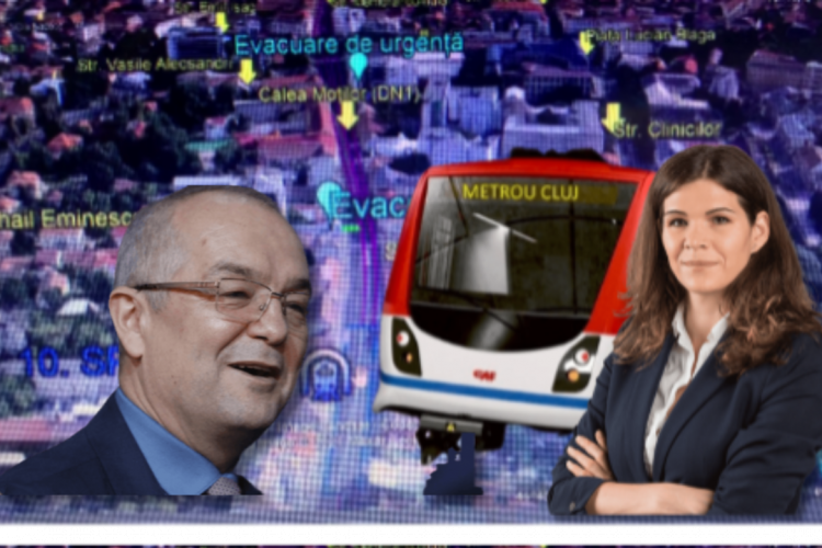 Consilierul local Alexandra Oană îl critică pe Boc, pentru că grăbește aprobarea studiului de fezabilitate pentru Metrou și Trenul Metropolitan