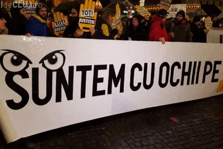 Acum 4 ani, în 5 noiembrie 2017, zeci de mii de clujeni ieșeau în stradă împotriva PSD: Vă vedem și acum - VIDEO