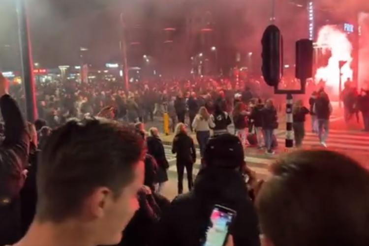Protest violent în Olanda împotriva certificatului verde - VIDEO