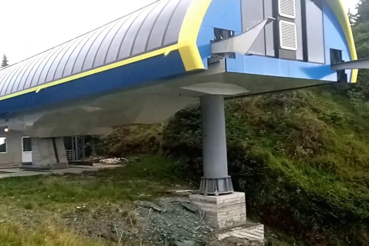 Apar două pârtii de schi în Maramureș și o telegondolă - FOTO