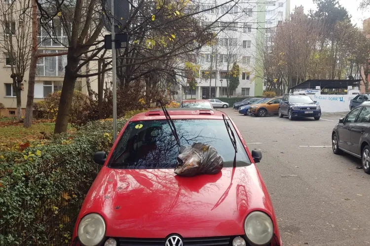 Gest de normalitate la Cluj-Napoca, în Gheorgheni VERSUS furie față de mașinile parcate: Ce urmează? Ne vom tăia cu săbii Ninja?