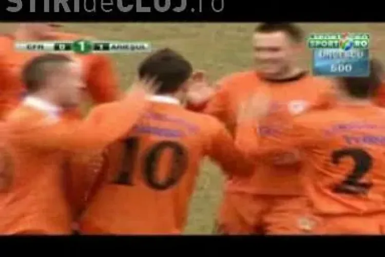 Gol Bucur! CFR Cluj - Ariesul Turda 0-1 VIDEO