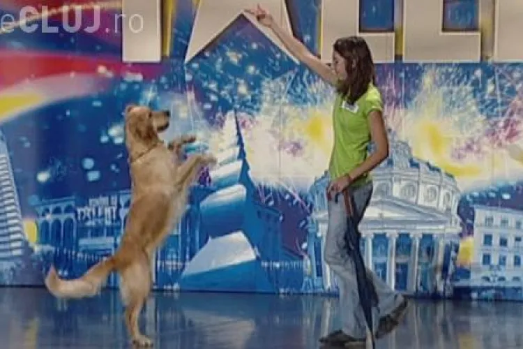 Catelusa Vanda a dansat de nota 10 la "Romanii au talent!" - VIDEO