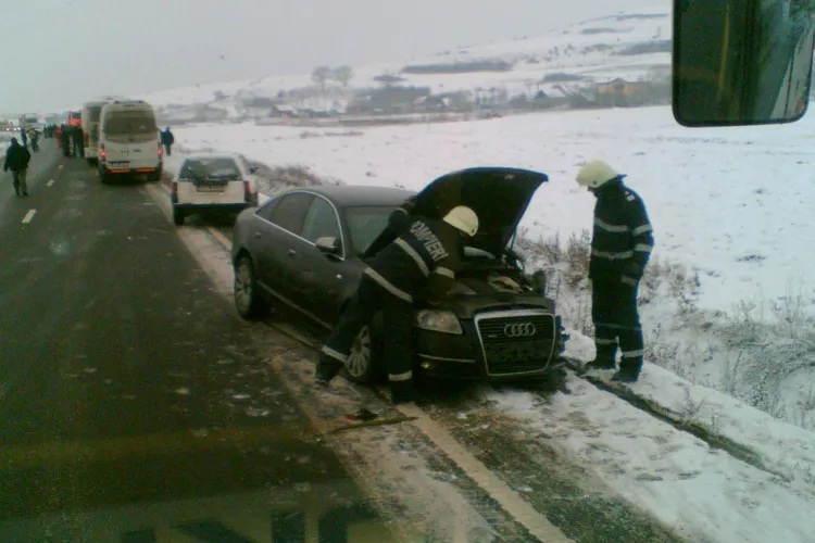 Accident pe centura Apahida! Un copil si mama acestuia au fost raniti! VIDEO si Galerie FOTO
