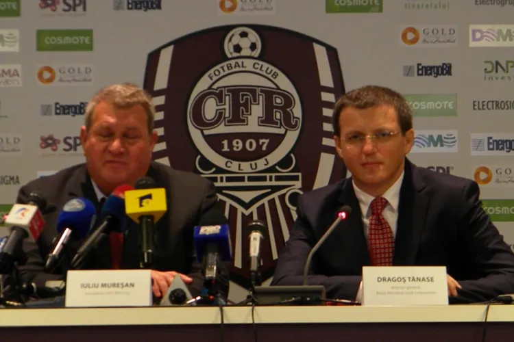 Iuliu Muresan vrea sa scrie numele CFR Cluj pe foite de aur de la Rosia Montana! El si-a amintit si cum a lucrat 6 luni in mina - VIDEO