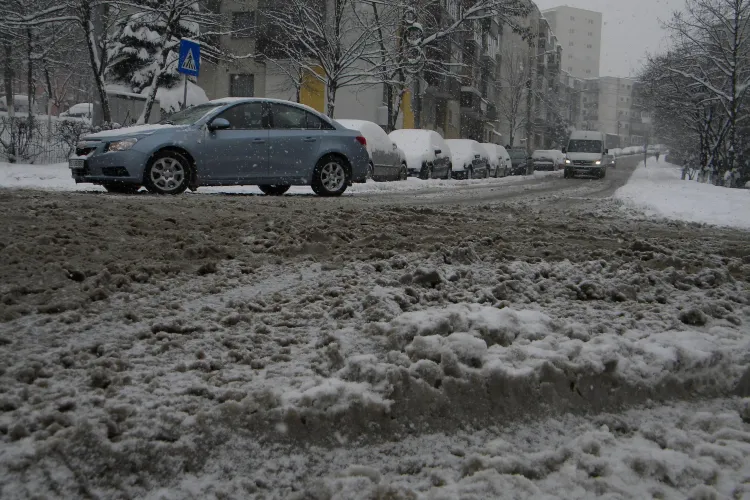 Accidente in lant in Baciu din cauza lipsei deszapezirii! STIREA CITITORULUI