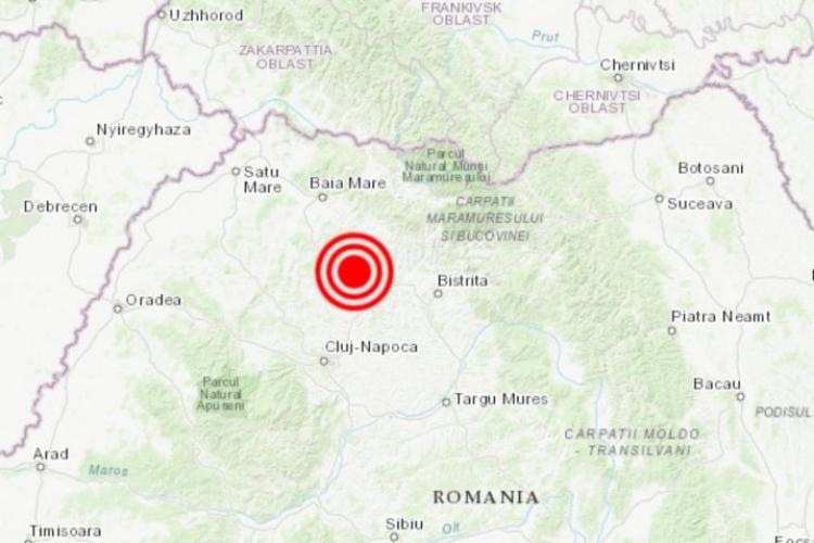 Cutremur de suprafață în apropiere de Cluj-Napoca, joi