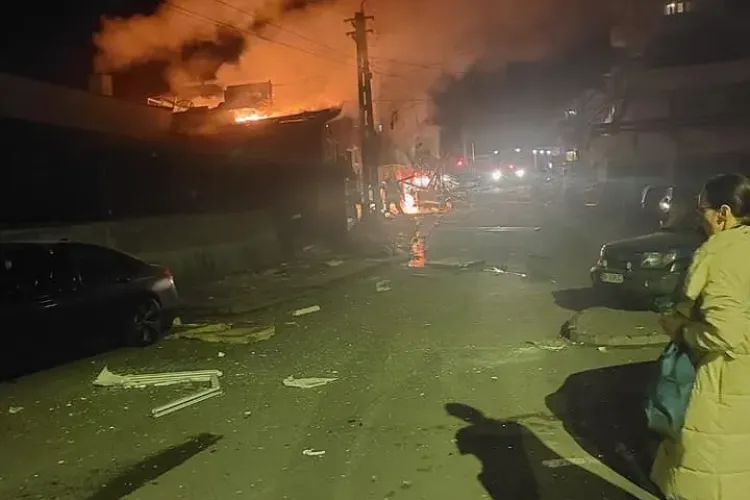 Locul unde a explodat pensiunea din Cluj-Napoca a arătat ca după război. Oamenii au crezut că e cutremur - Imagini la scurt timp