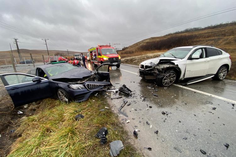 Bolizi făcuți praf lângă Cluj-Napoca, între Apahida și Cojocna - FOTO și VIDEO