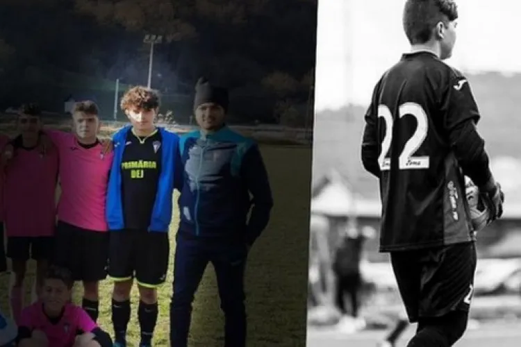 Băiatul care s-a înecat în Someș, la Gherla, era portar la Unirea Dej. Prietenii l-au căutat cu lanternele - VIDEO