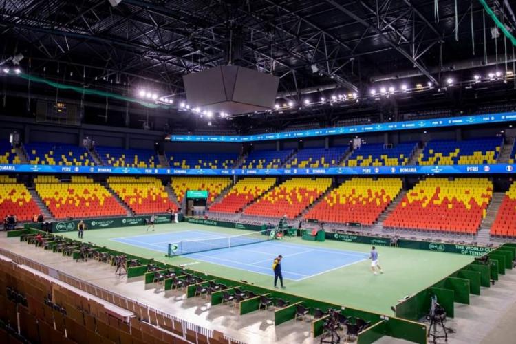 Clujenii pot intra GRATUIT duminică la meciul de tenis Cupa Davis România - Peru