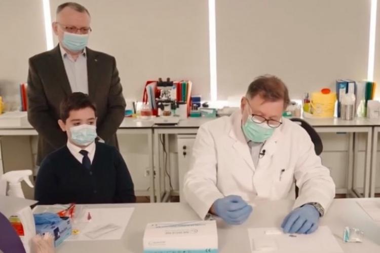 Cîmpeanu și Rafila au lansat tutoriale video despre utilizarea testelor antigen pe bază de salivă, pentru profesori și părinți - VIDEO