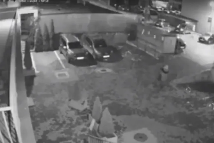 VIDEO - Momentul când a EXPLODAT pensiunea din Cluj-Napoca surprins de camerele de supraveghere