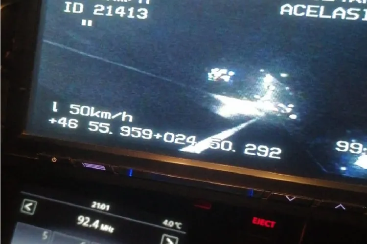 Șofer reținut. Merge cu 182 KM/H, pe sensul opus de mers și cu permisul suspendat