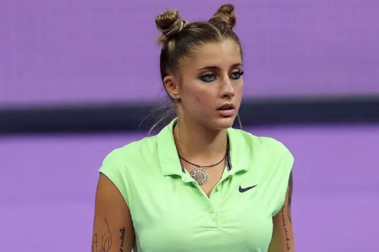 Își merită renumele de „rebela tenisului românesc”! Îmbrăcată cu o rochie albă în zăpadă, spre deliciul fanilor - FOTO