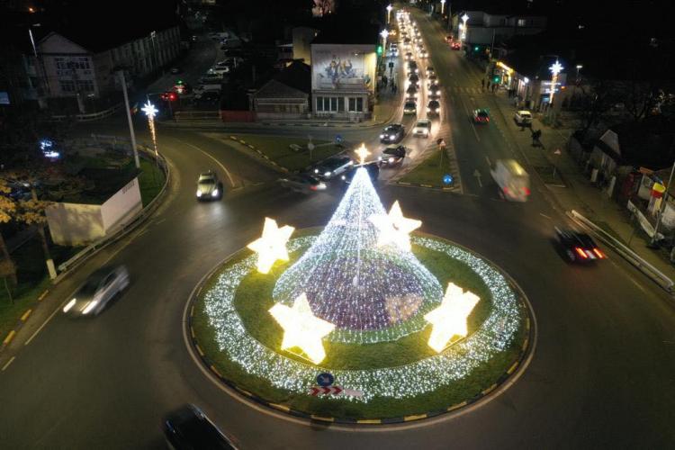 Florești este comuna cu cel mai mare contract pentru iluminatul festiv, din România