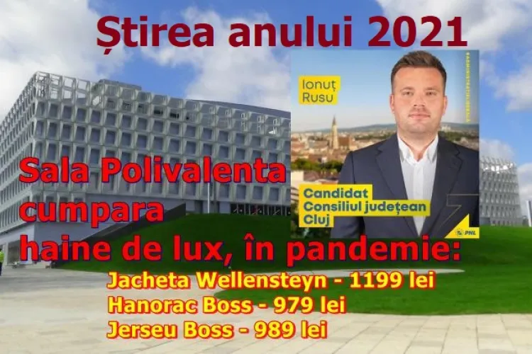 Știri de Cluj a câștigat premiul ”Știrea anului”, pentru dezvăluirea risipirii banilor publici pe haine de lux de către directorul Sălii Polivalente 