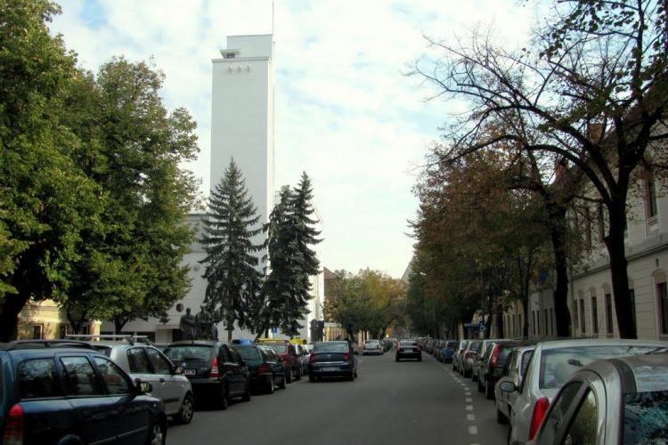 Începe șantierul și pe strada Kogălniceanu! Nu se mai poate parca deloc, de la UBB spre Biserica Reformată