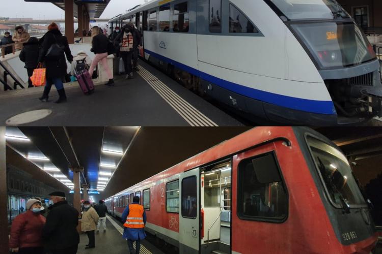 Care sunt principalele diferențele în ceea ce privește călătoria cu un tren privat și cu un tren CFR pe ruta Sibiu - Cluj?