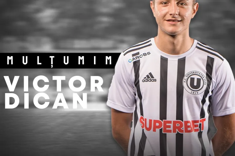 E oficial! Dican a fost transferat la FC Botoșani: „Universitatea Cluj nu avea în plan să se despartă de fotbalist”