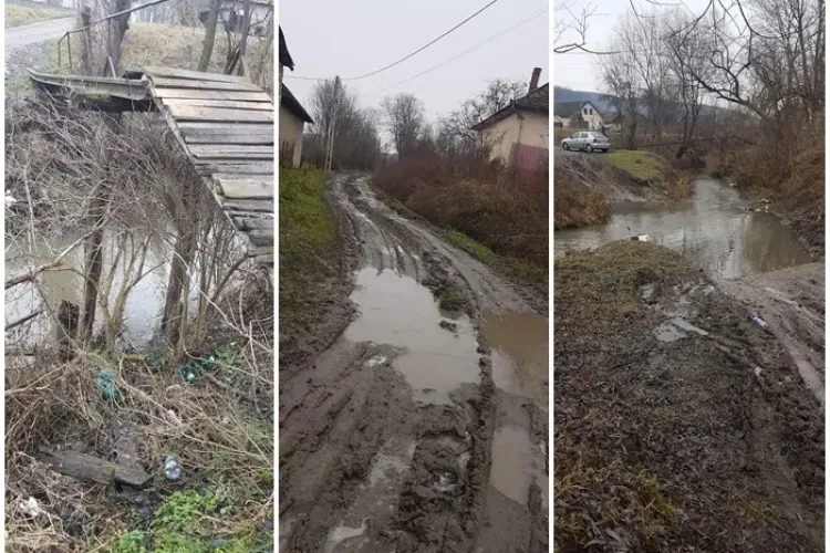 Oamenii din Vultureni trăiesc ca acum 200 de ani! Viața lor depinde de o punte subredă - FOTO
