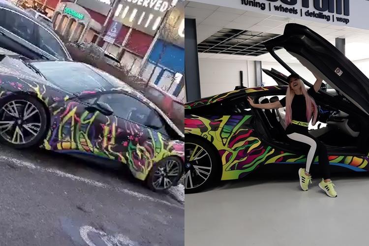 Aere de București? Anda Adam și-a parcat BMW -ul la VIVO Cluj FIX pe locul destinat persoanelor cu handicap - VIDEO