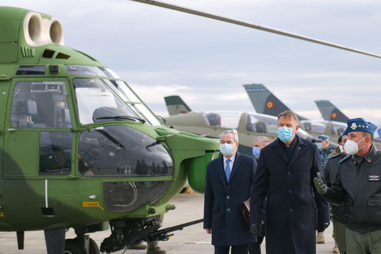 S-a încheiat vizita președintelui la Cluj. Iohannis vrea să se mai achiziționeze avioane „de ultimă generație” F-35