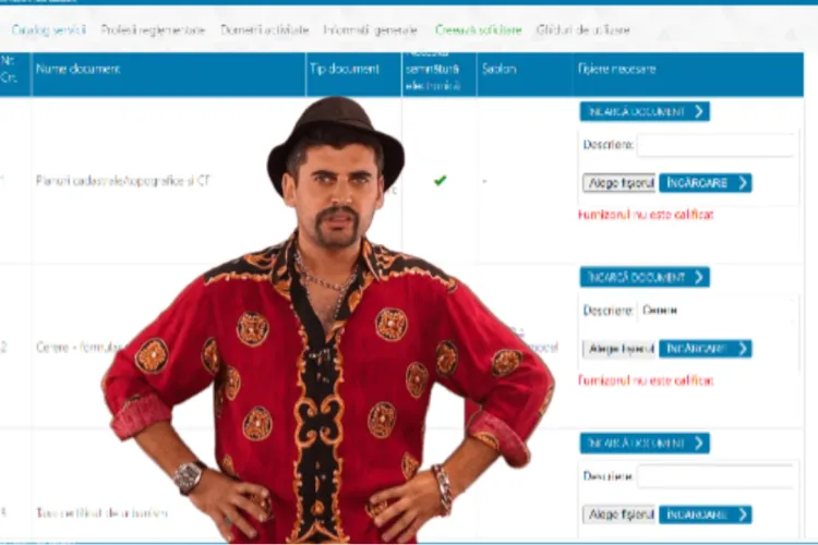 Actorul Bob Rădulescu și-a prins degetele în performantul site al Primăriei Cluj-Napoca: Am ajuns tot la dosarul cu șină 