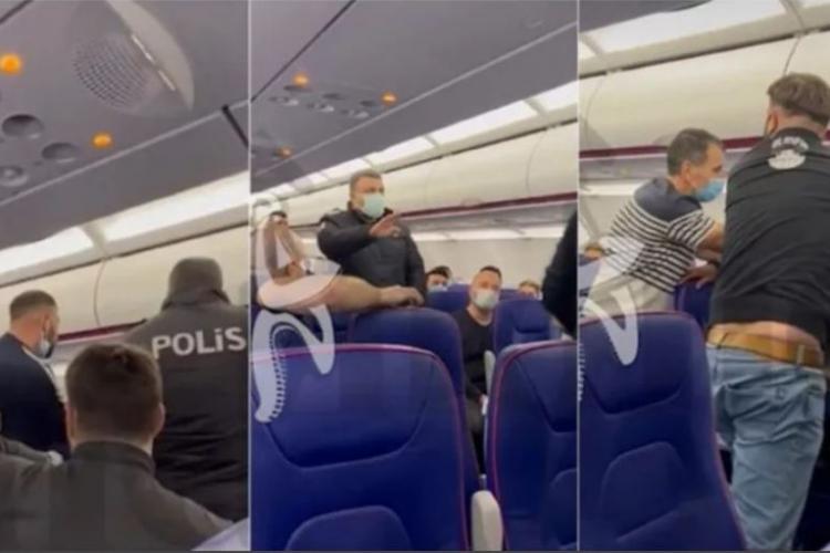 Clipe de groază pentru pasagerii unui avion Wizz Air, care a aterizat forțat la Ankara. Doi români au contribuit la imobilizarea agresorilor