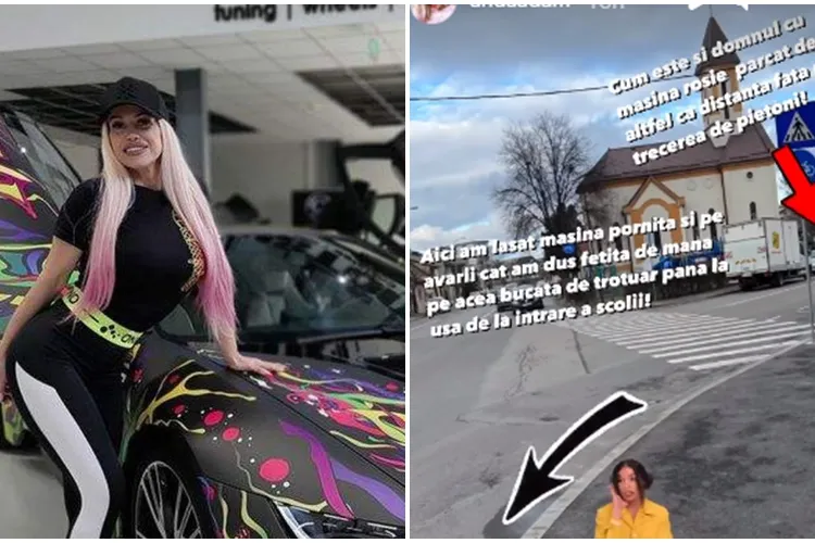 Anda Adam se victimizează după parcarea de toată JENA de la Cluj: ”Numai pe mine m-au amendat”