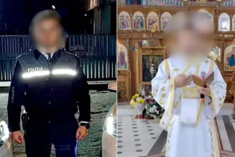 Polițist, care e și diacon, prins băut și drogat, după ce a furat o mașină   
