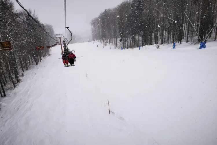 Credeați că au dispărut zăpezile de altădată? La Șuior ninge ca în basme de câteva zile. Schiorii au parte de priveliști de poveste- Video 