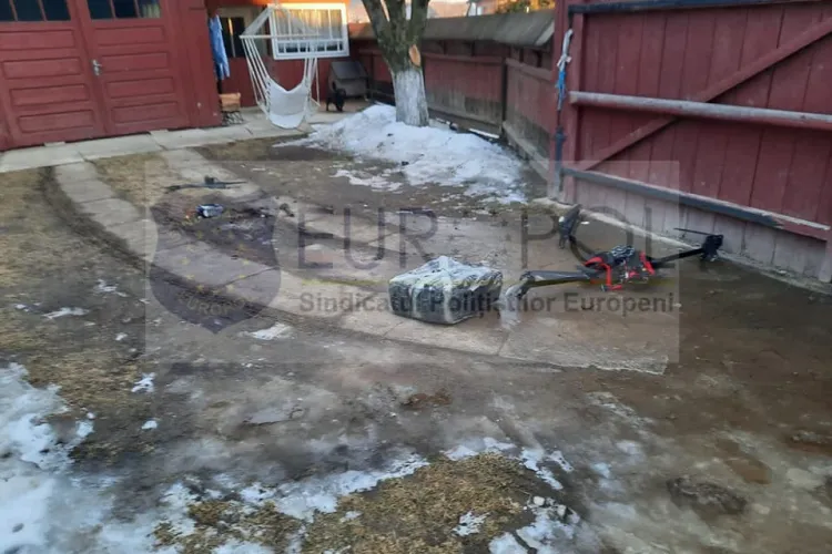 În Suceava ţigările de contrabandă se livrează cu drona