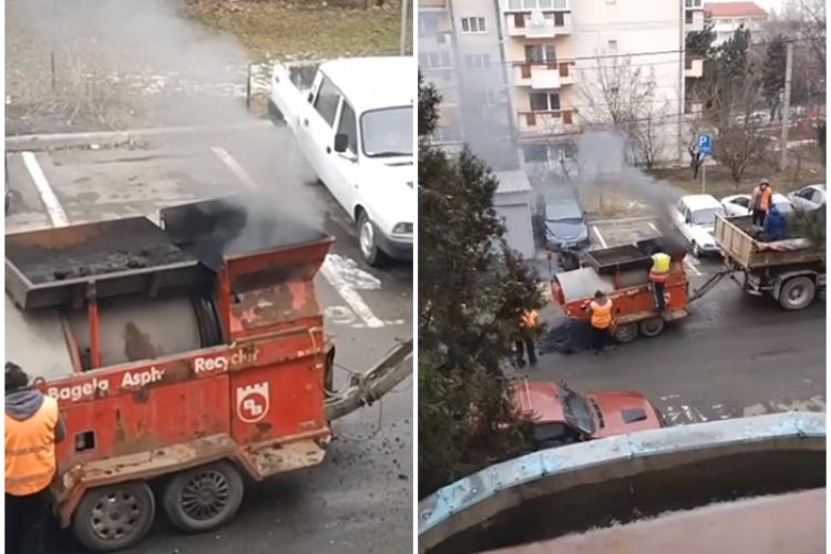 Plombare cu poluare maximă în Zorilor, pe strada Jupiter - VIDEO