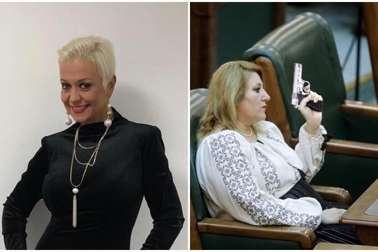 Diana Șoșoacă a fost parodiată de Monica Anghel. Cum a reacționat controversata politiciană