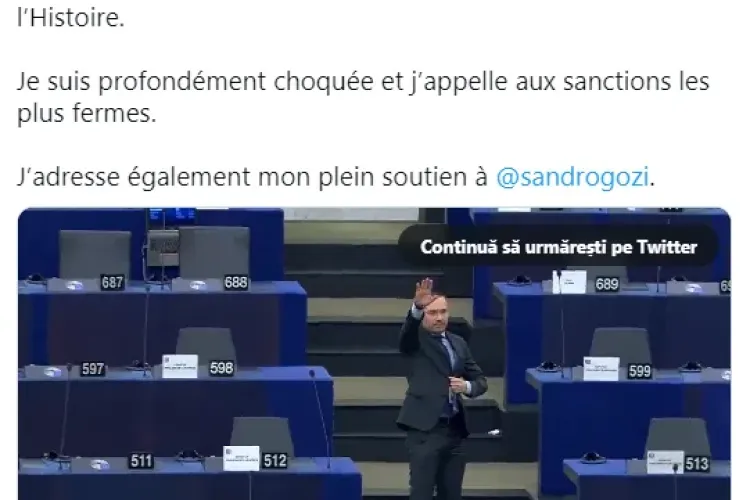SCANDAL la Bruxelles. Un europarlamentar bulgar a făcut salutul nazist în plenul Parlamentului European  