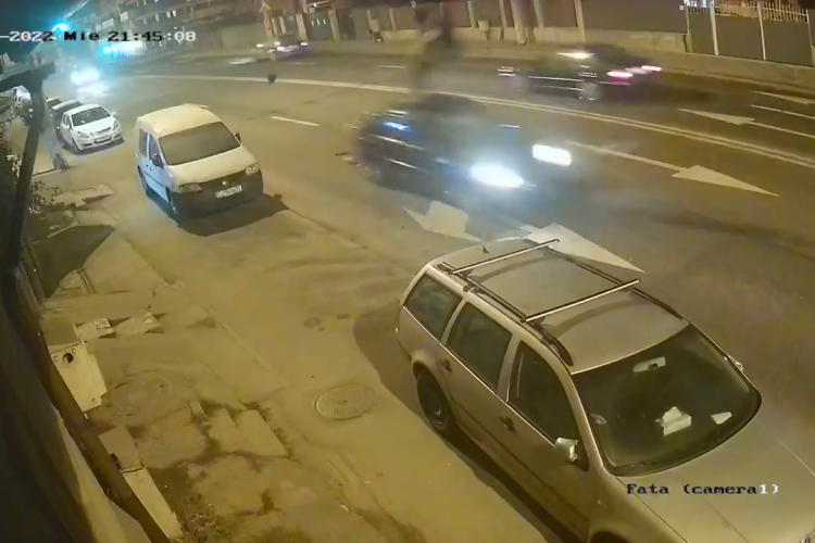 VIDEO - Momentul când a fost spulberat bărbatul în accidentul de pe strada Fabricii din Cluj-Napoca - IMAGINI ȘOCANTE