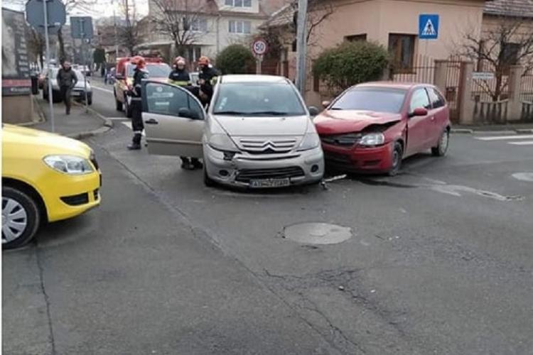 Accident rutier pe strada Budai Deleanu, în Andrei Mureșanu