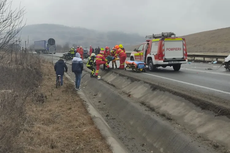 Accident de circulație pe varianta Vâlcele - Apahida