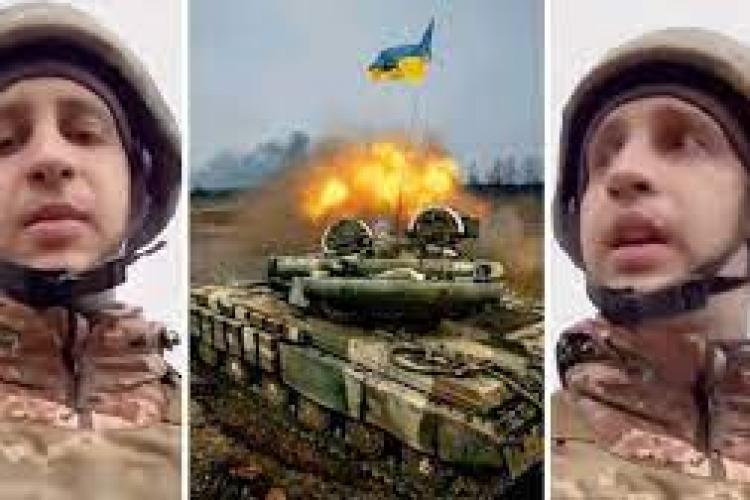 Soldat din Ucraina cu un mesaj emoționant: ”Deocamdată, suntem vii. Dar în caz de ceva, mama, tata, vă iubesc” - VIDEO